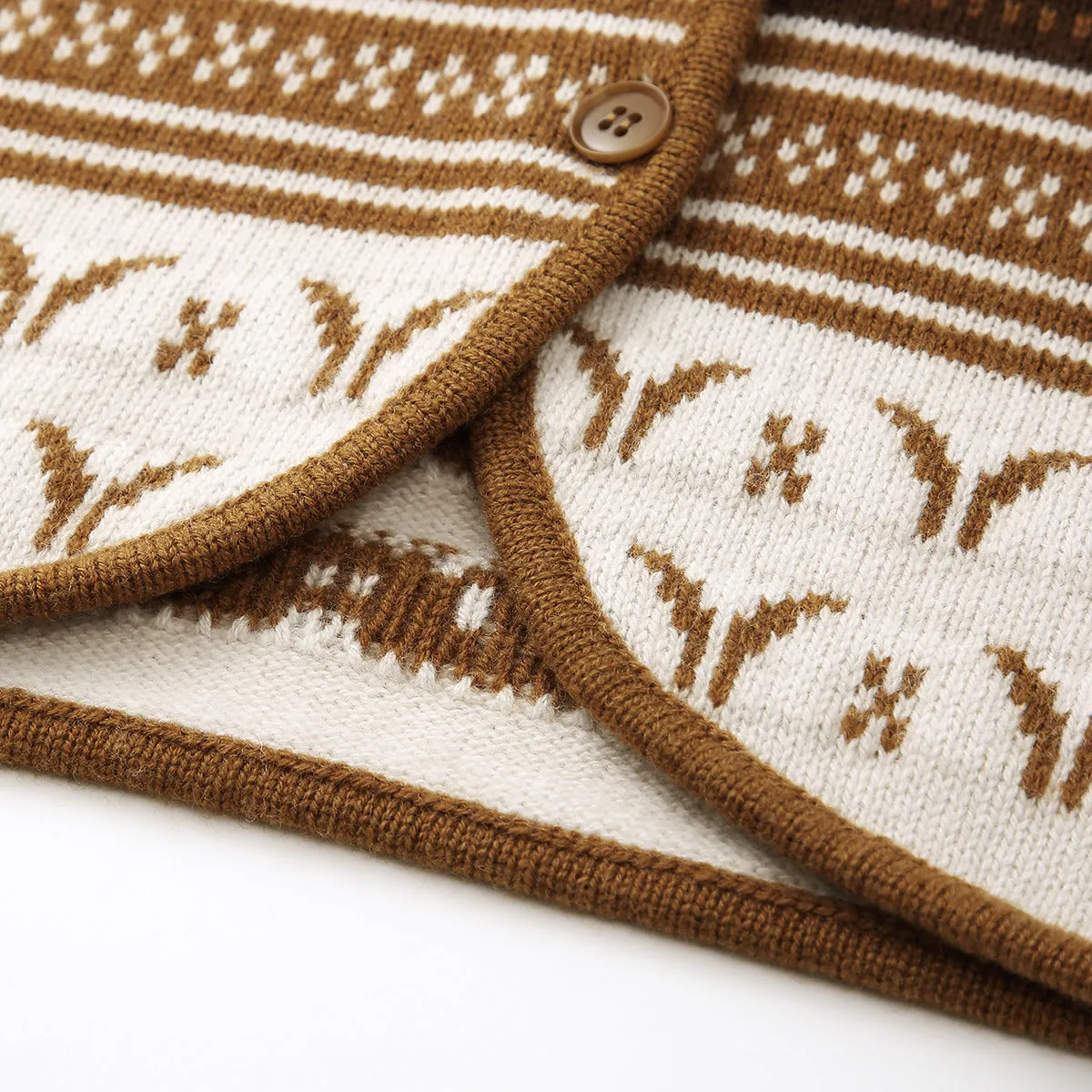 100% Wool Vintage Fair Isle Knit Vest