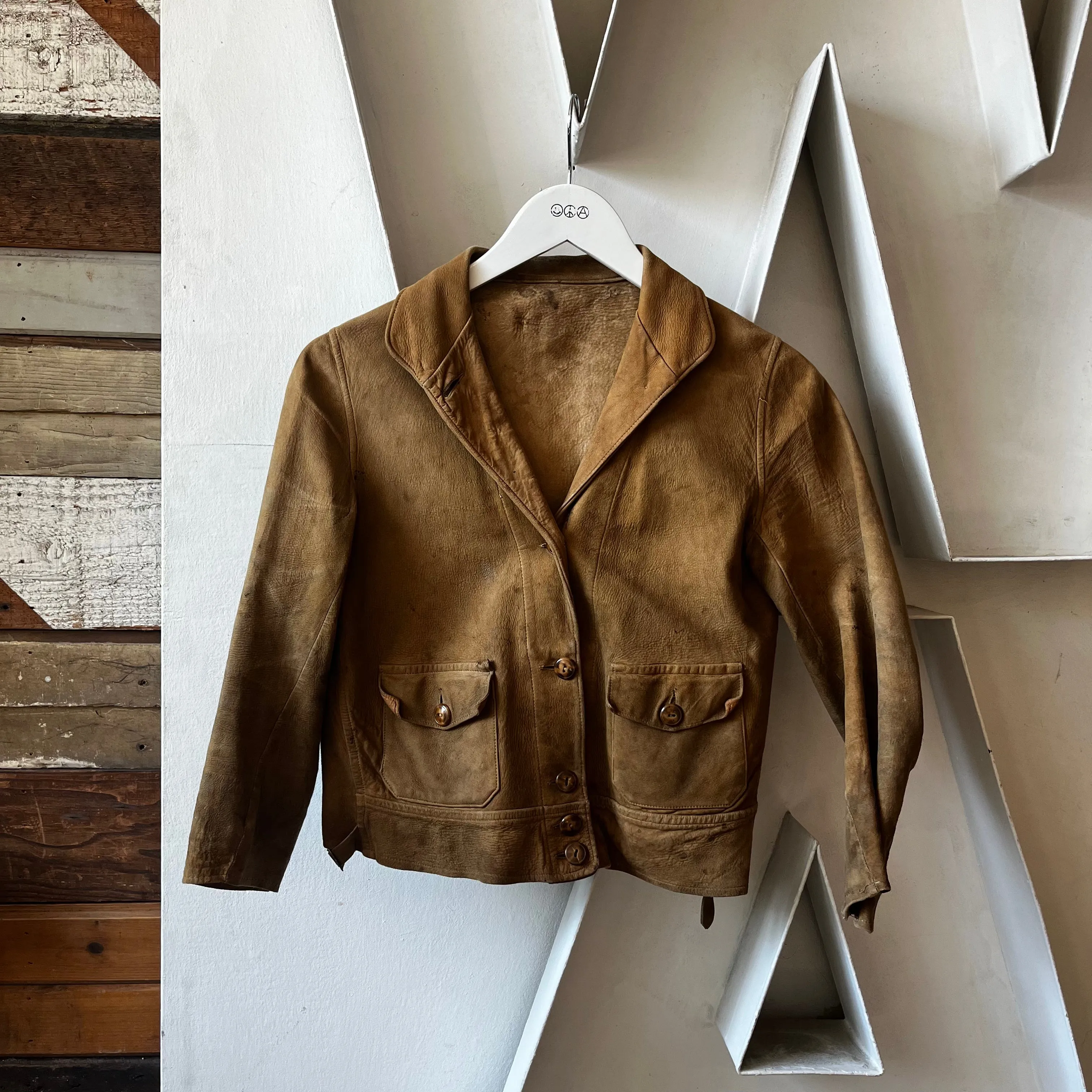 30’s Cossack Buckskin Jacket - XS