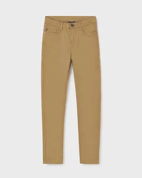 5 Pocket Slim Fit Basic Pants Big Kid - Khaki