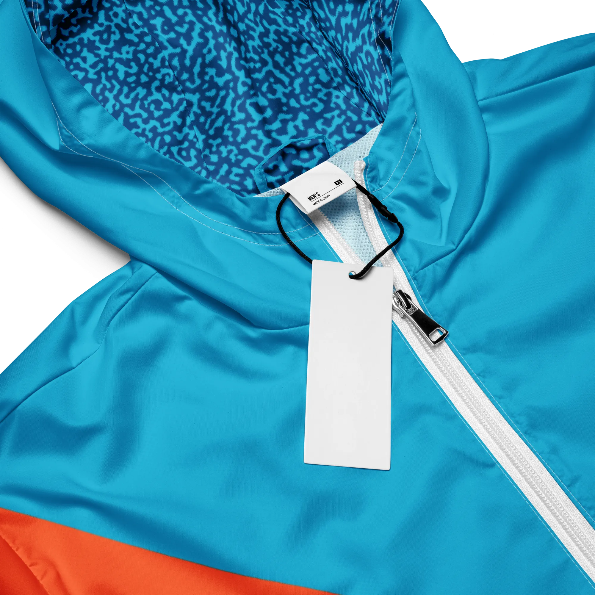 90's Blue & Orange Windbreaker