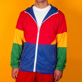 90's Primary Color Windbreaker