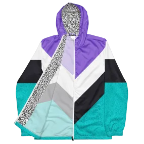 90's Purple & Teal Windbreaker