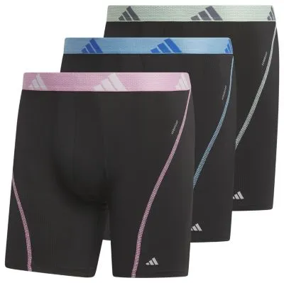 adidas Men's Performance Mesh 3-Pack Boxer Brief