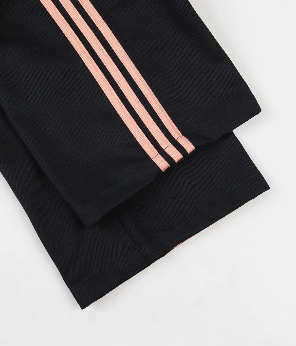 Adidas 'Nora' Chino Pants - Black / Glow Pink