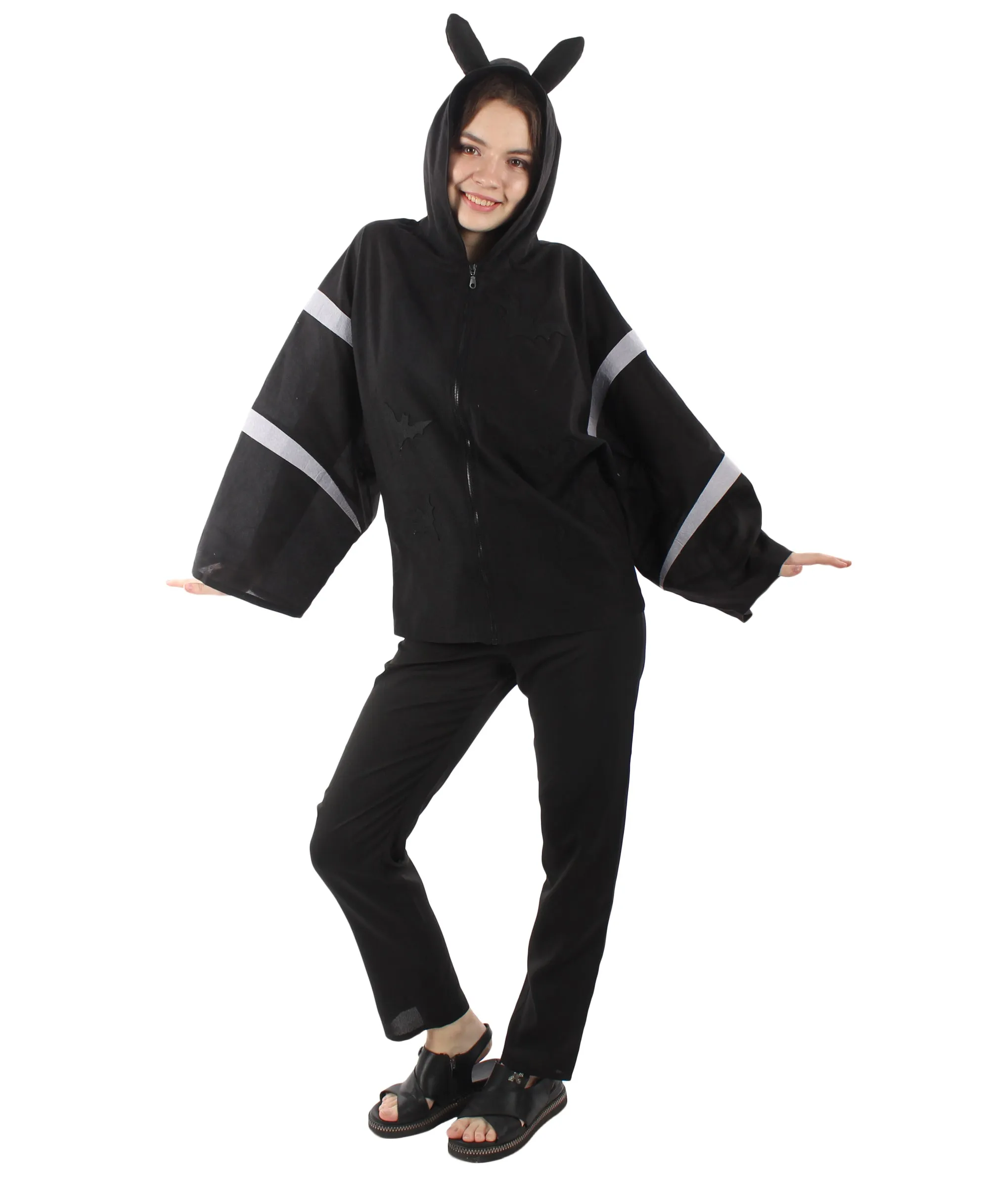 Adult Women Bat Costume | Black Halloween Costume