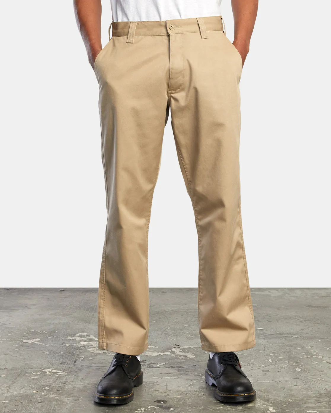 Americana Relaxed Fit Chino Pants - Khaki