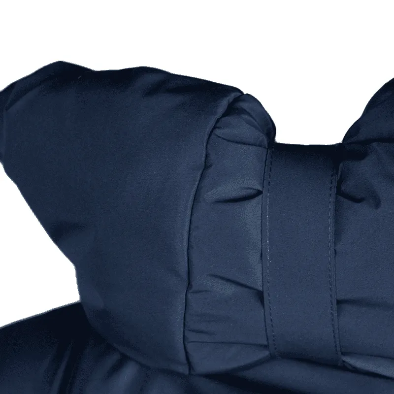 Angel Wings Babywearing Long Coat Navy Blue