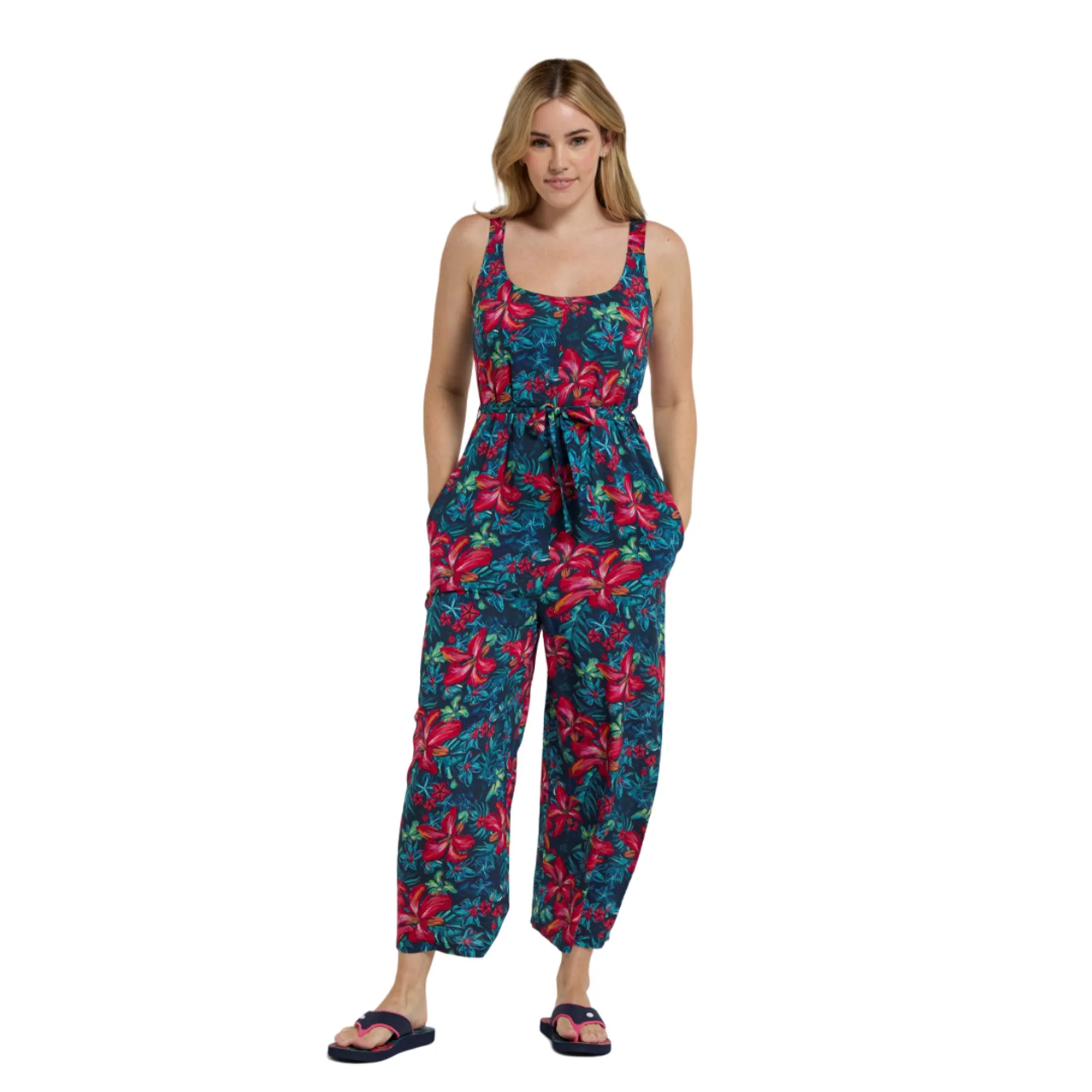 Animal Womens/Ladies Flora EcoVero Capri Jumpsuit