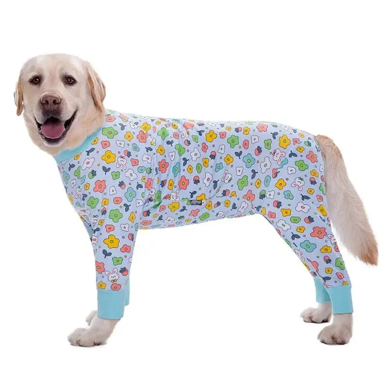 AnniePaw Dog Anti-Lick Recovery Suit Cozy Full Belly Jumpsuit