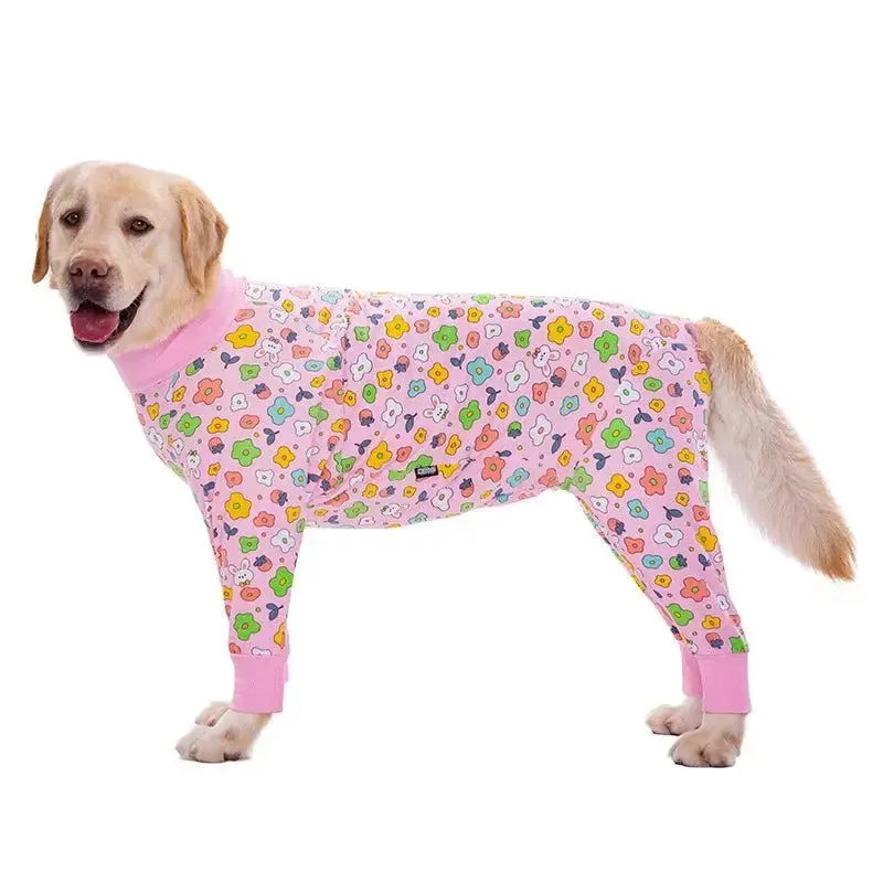 AnniePaw Dog Anti-Lick Recovery Suit Cozy Full Belly Jumpsuit