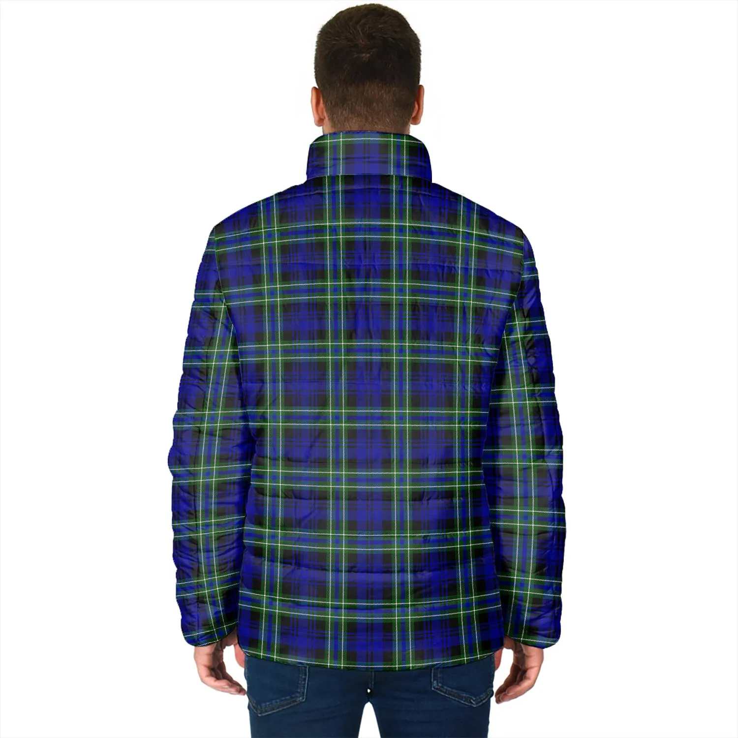 Arbuthnot Modern Tartan Padded Jacket with Family Crest