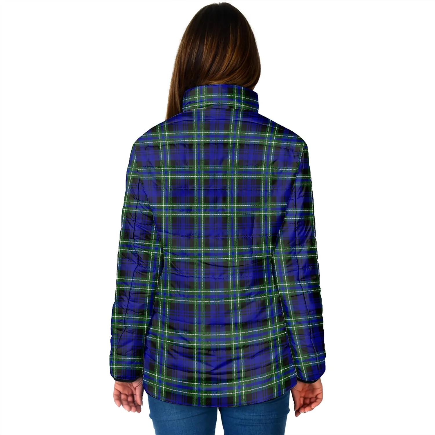 Arbuthnot Modern Tartan Padded Jacket with Family Crest