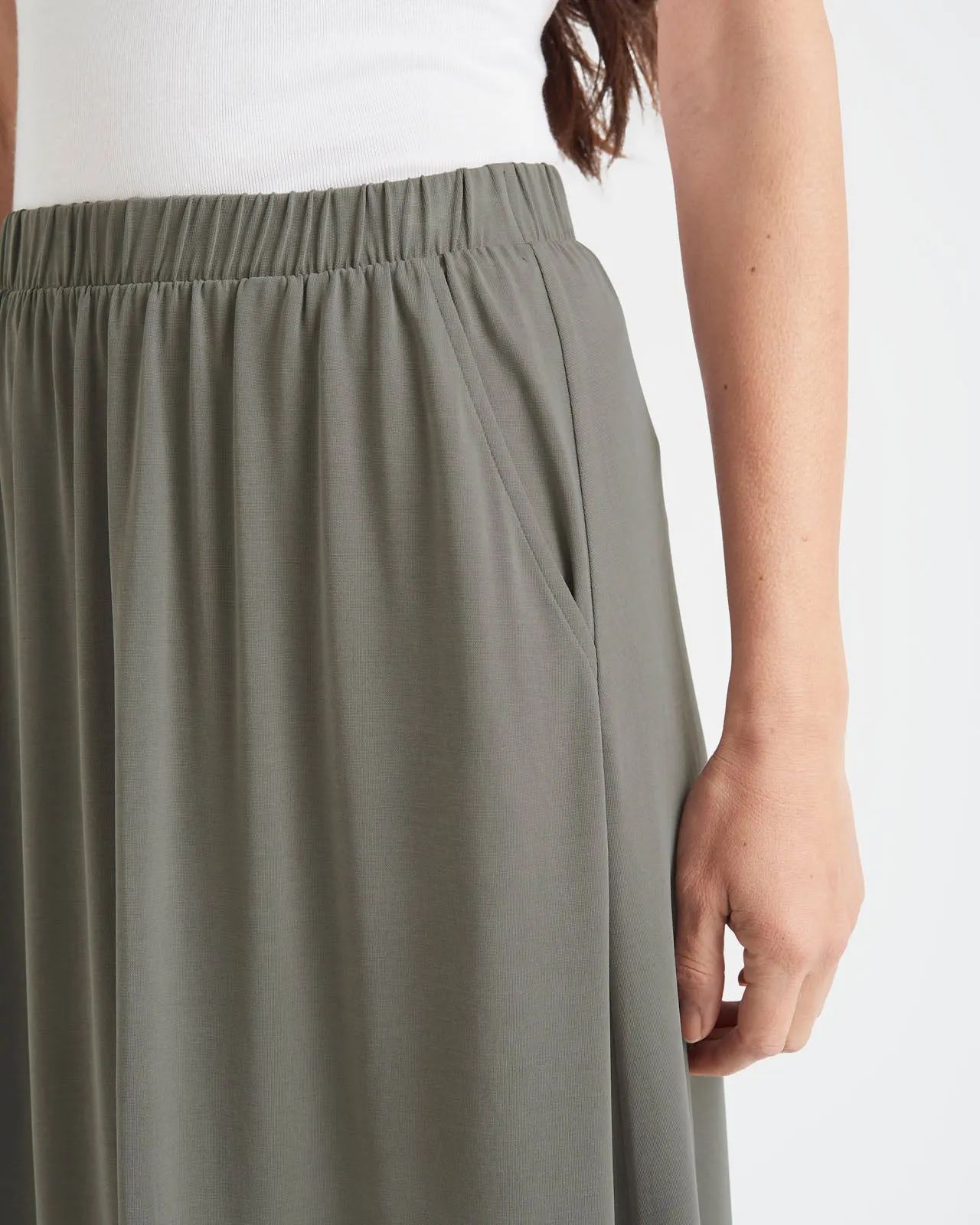 Arlo Sandwash Jersey Maxi Skirt