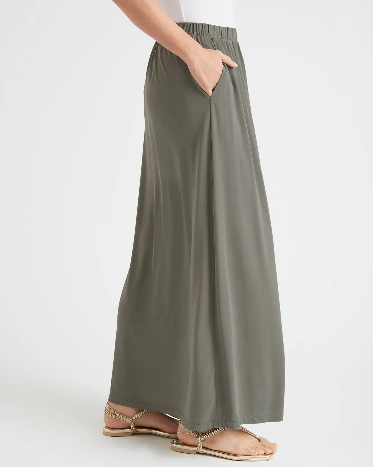 Arlo Sandwash Jersey Maxi Skirt