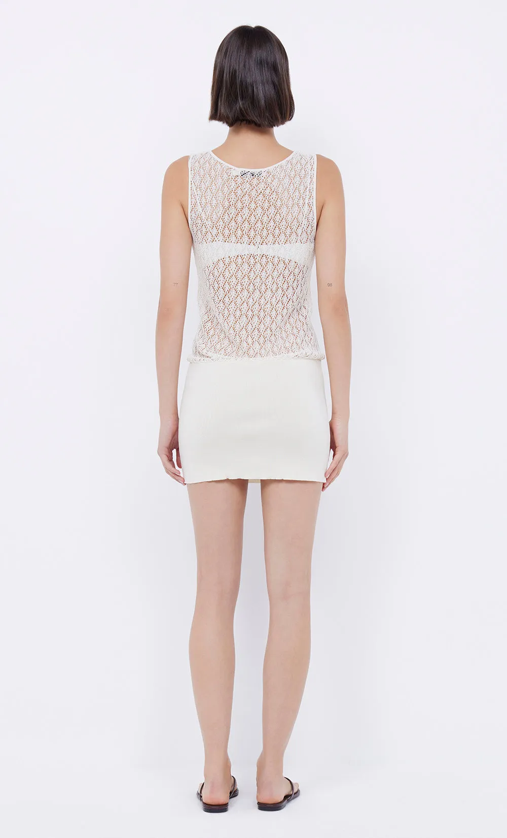 AURORA MINI DRESS - IVORY