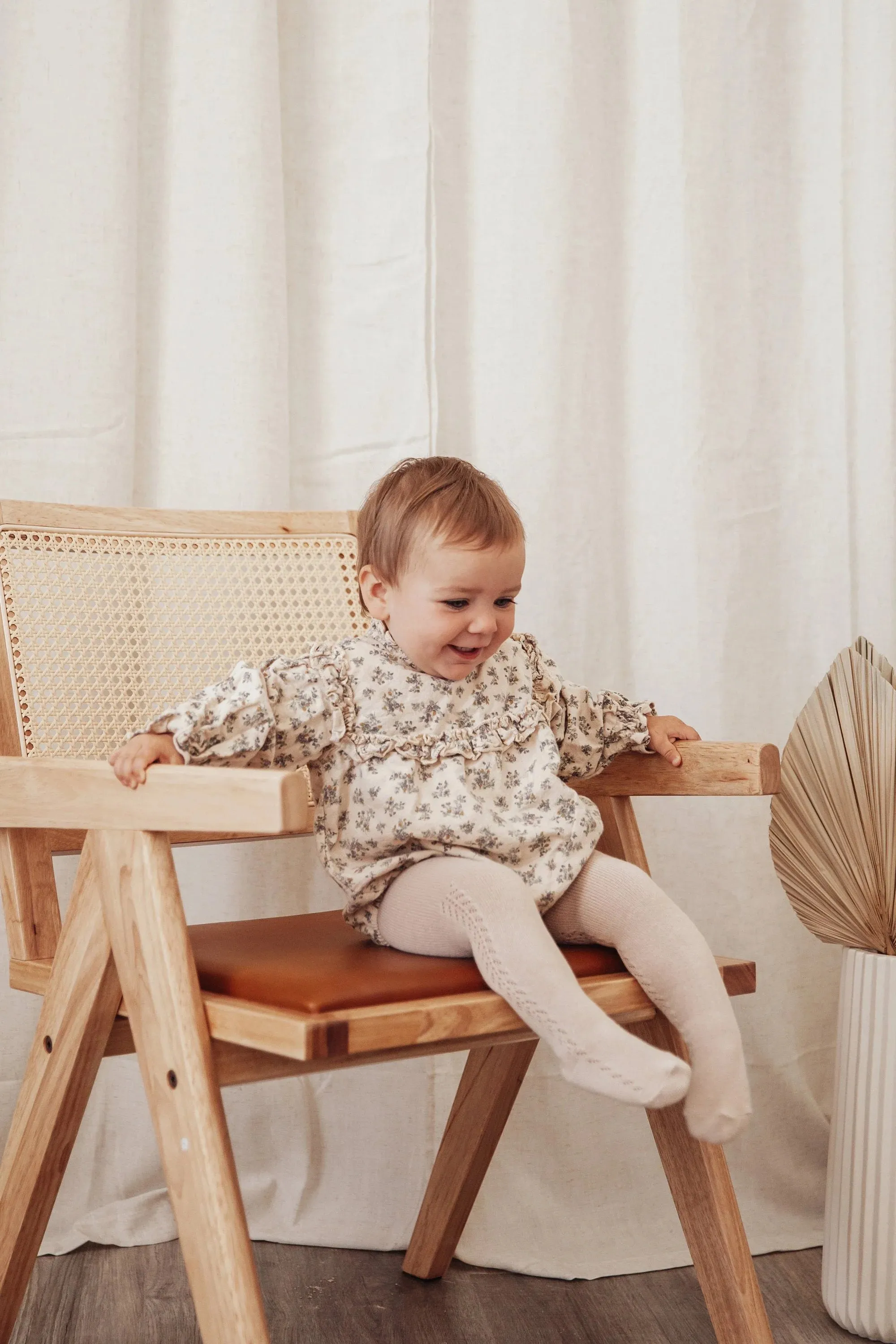 Baby Girl Knit Stocking | Ivory