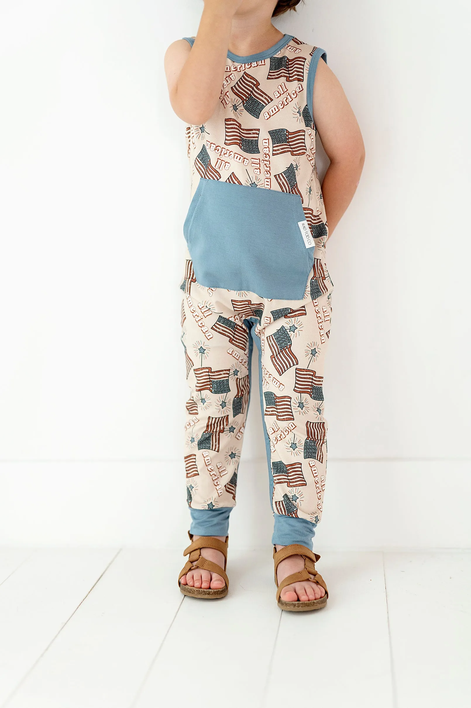 Bamboo Romper - All American