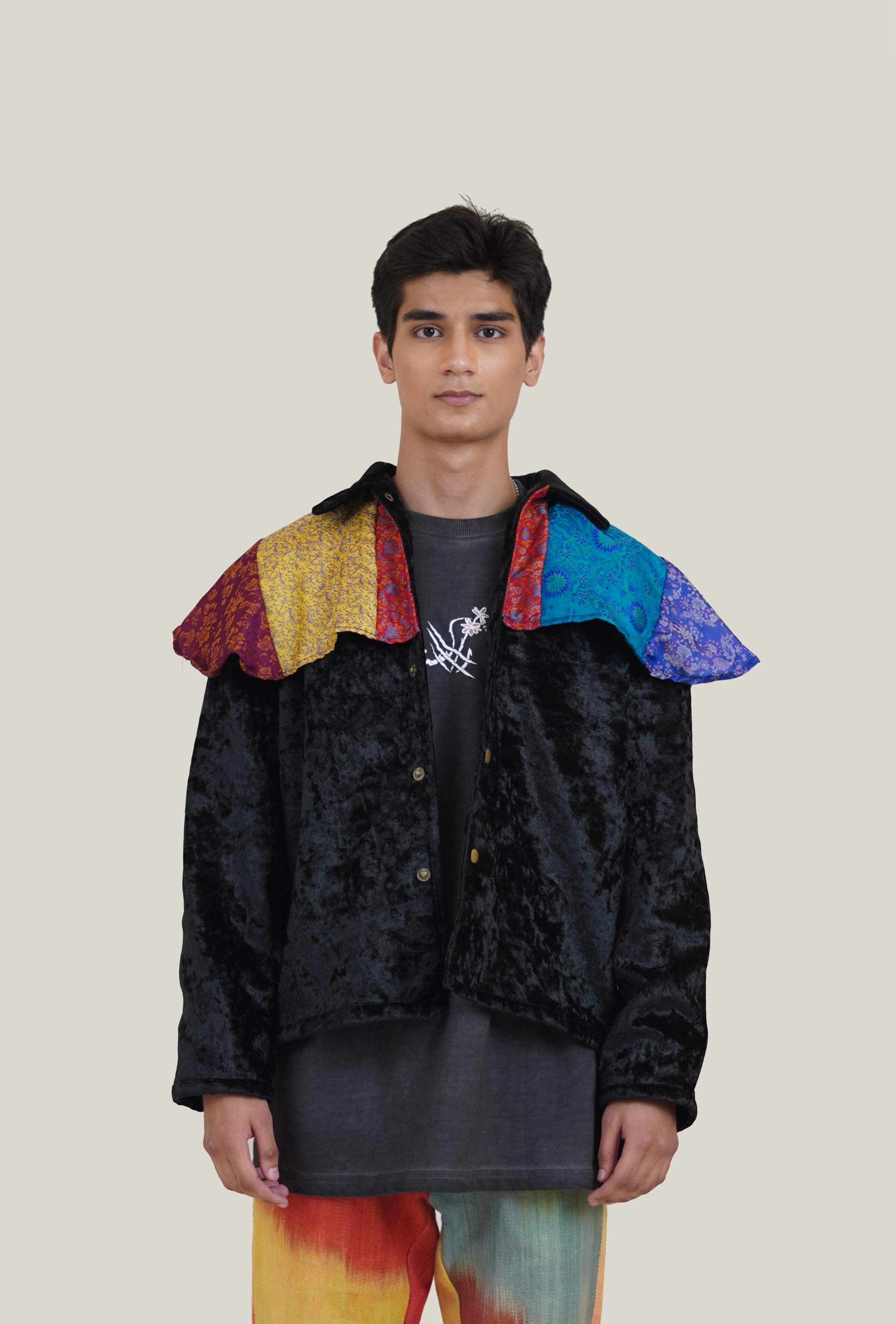 Banarsi Applique Velvet Jacket