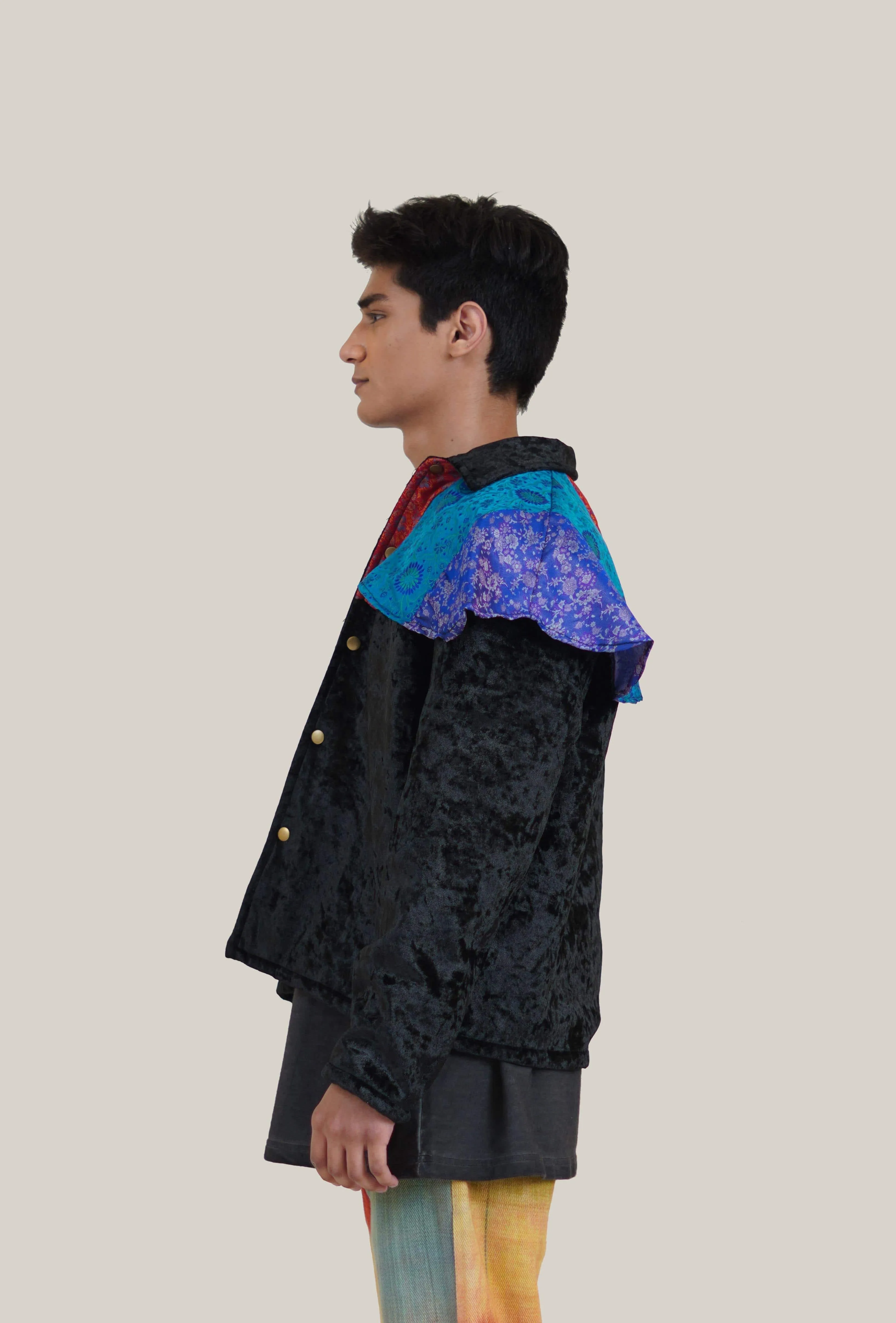 Banarsi Applique Velvet Jacket