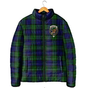 Bannatyne Tartan Padded Jacket with Family Crest