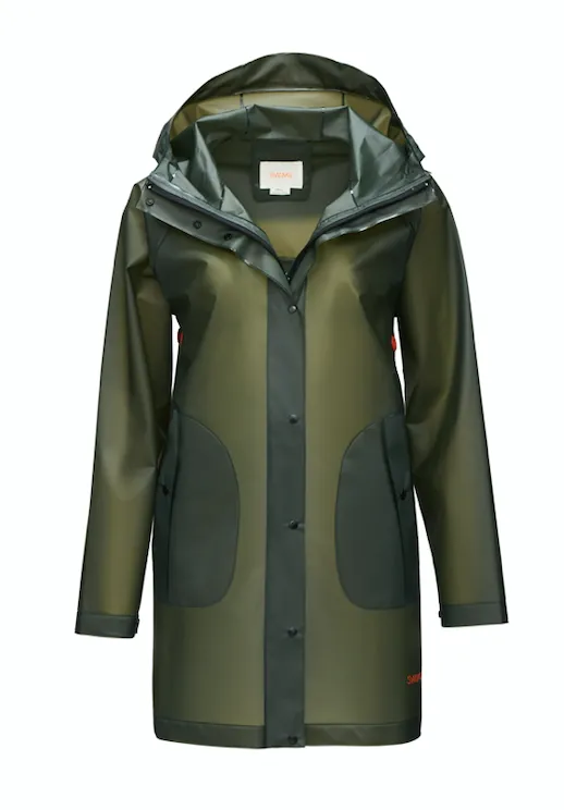 Basel Raincoat - Olive