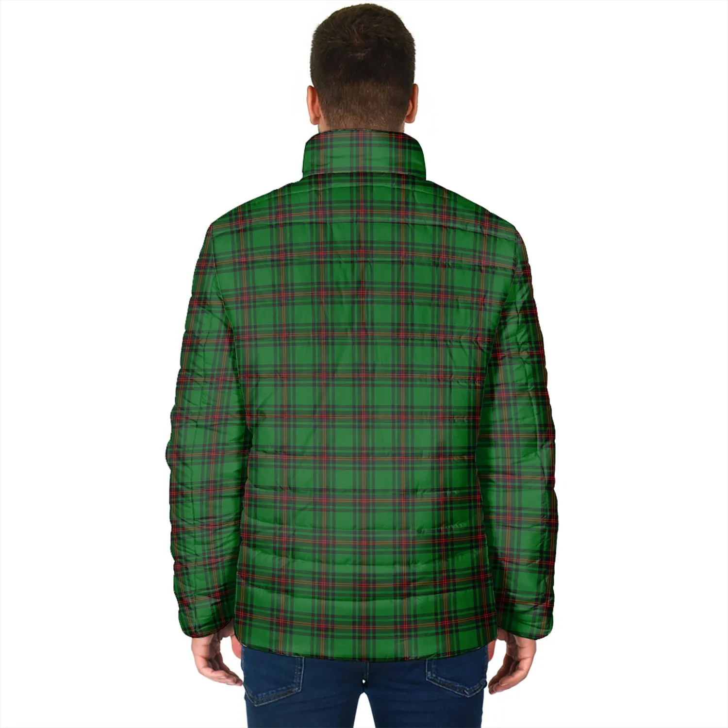 Beveridge Tartan Padded Jacket with Family Crest