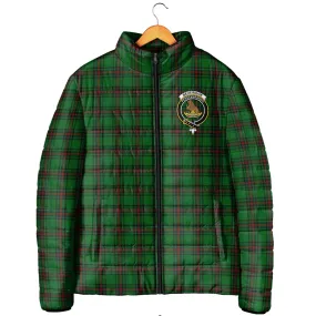 Beveridge Tartan Padded Jacket with Family Crest