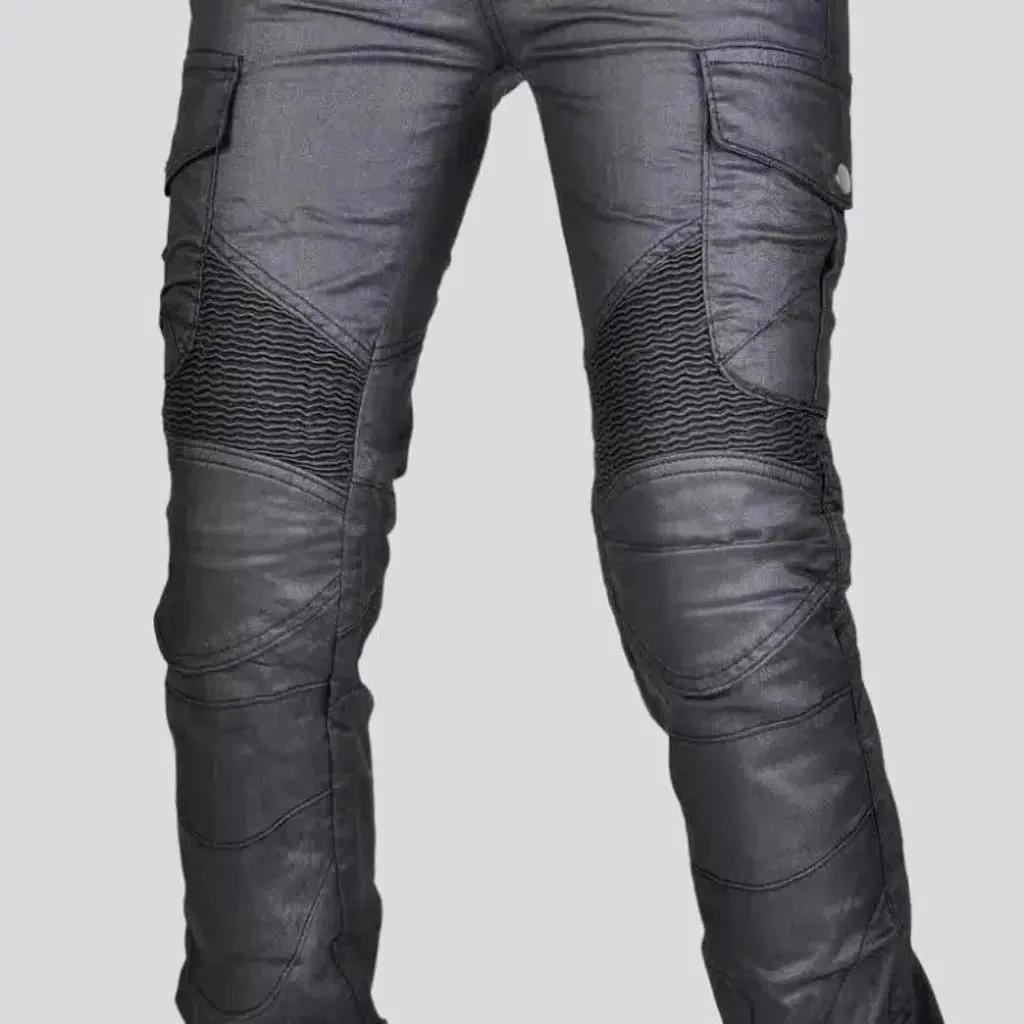 Biker women's cargo jeans