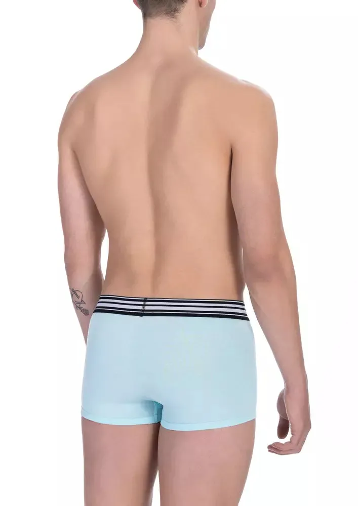 Bikkembergs Light Blue Cotton Men Underwear