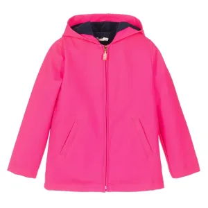 Billieblush Pink Matt Coated Hooded Raincoat