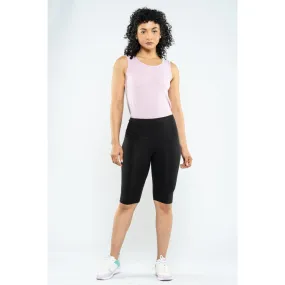 Black Plain Legging Shorts