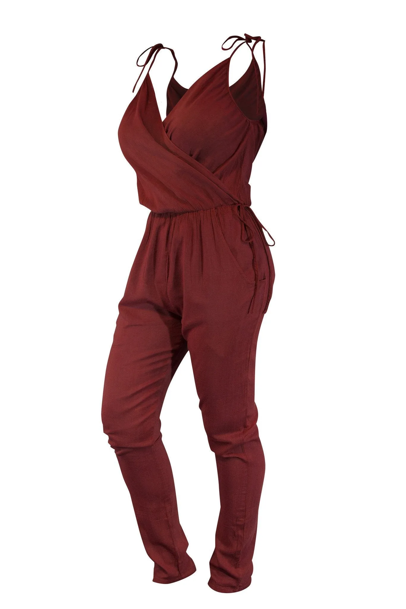 Boho Stylish 100% Cotton Jumpsuit for Women - Comfortable and Breathable Loungewear