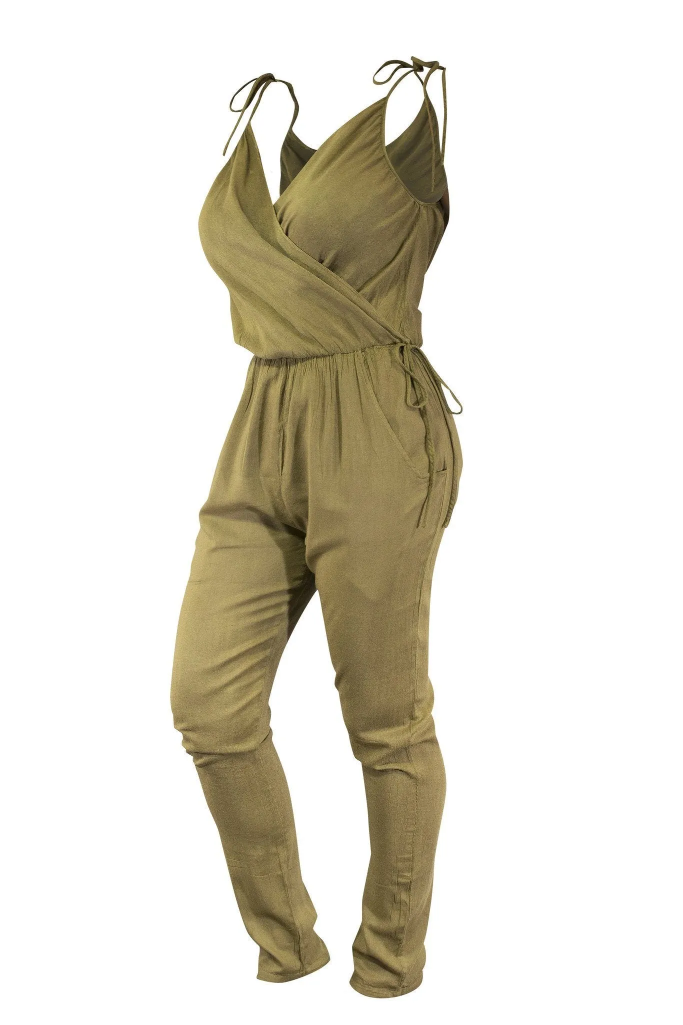 Boho Stylish 100% Cotton Jumpsuit for Women - Comfortable and Breathable Loungewear