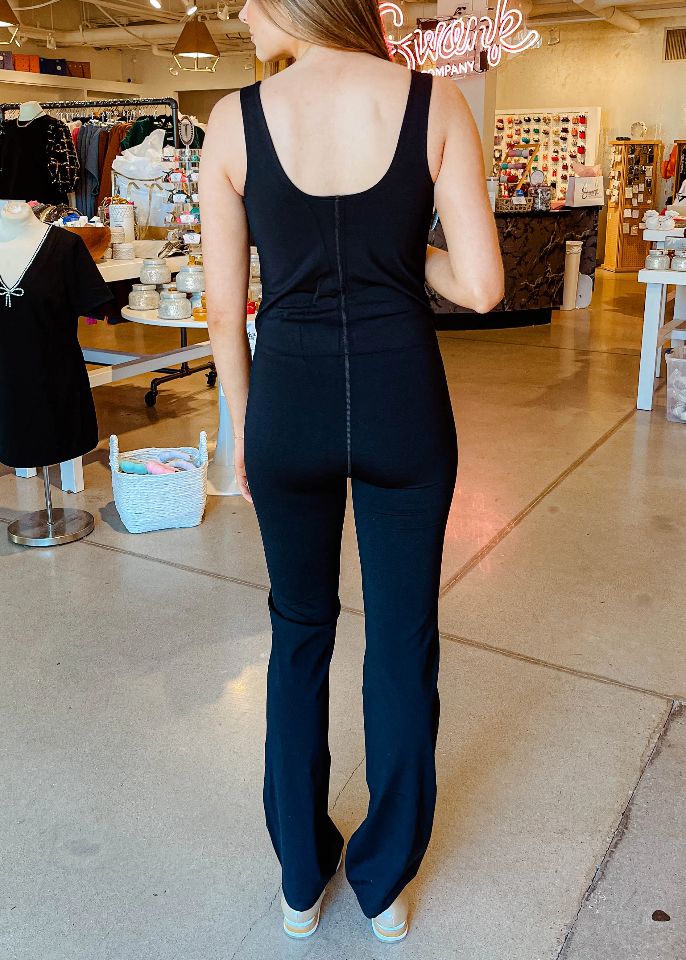 Booty Boost Flare Jumpsuit