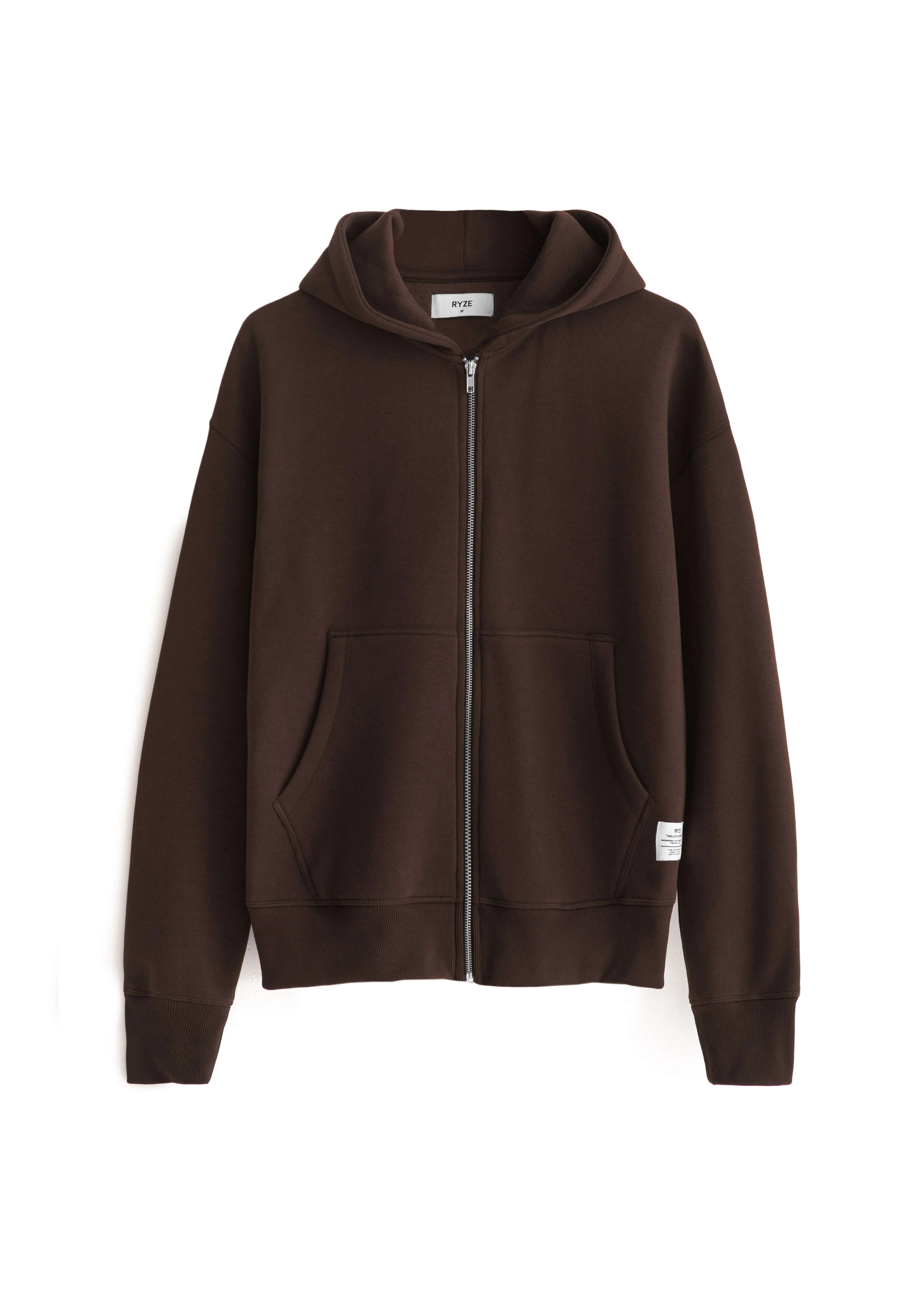 BOXY FIT ZIP-UP HOODIE