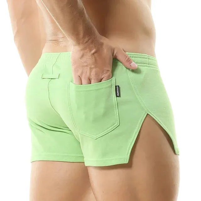 Breathable Comfortable Solid Cotton Boxer