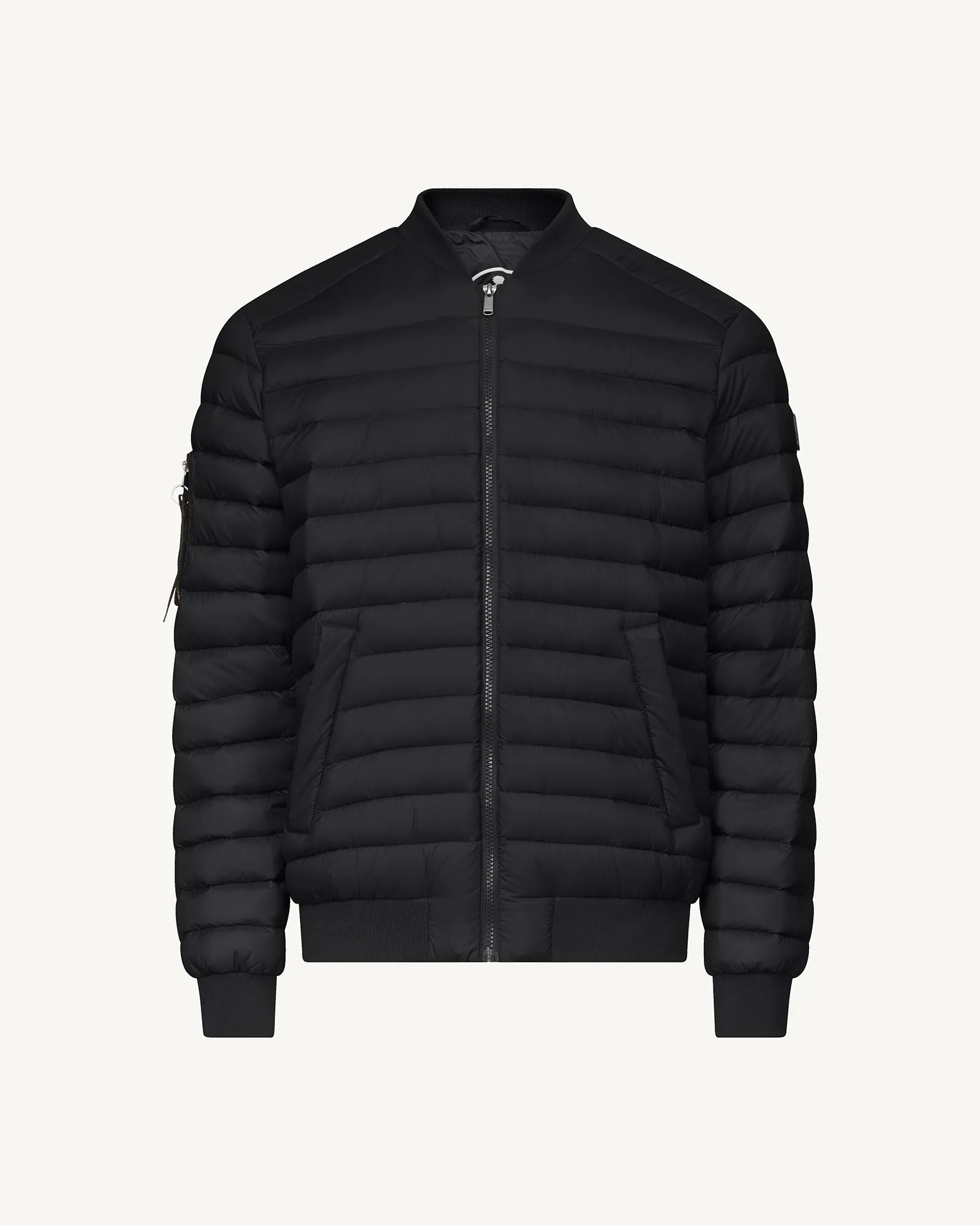 Brian bomber-style down jacket Black