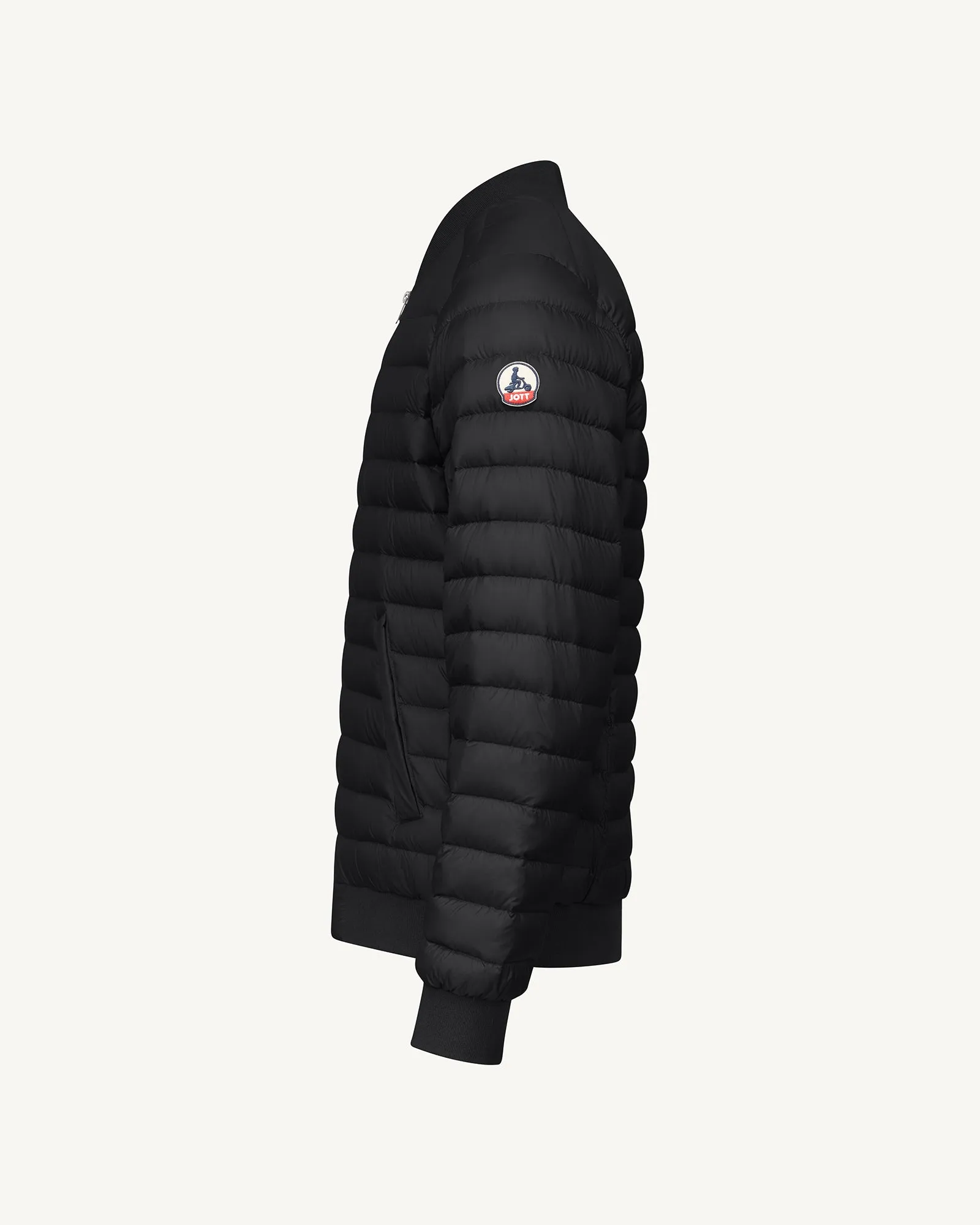 Brian bomber-style down jacket Black