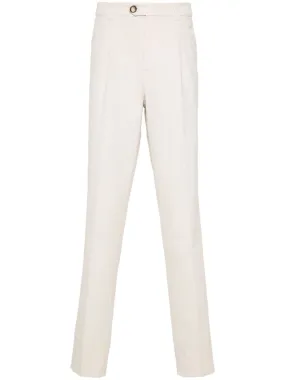 BRUNELLO CUCINELLI Refined Cotton Chino Pants in Sand