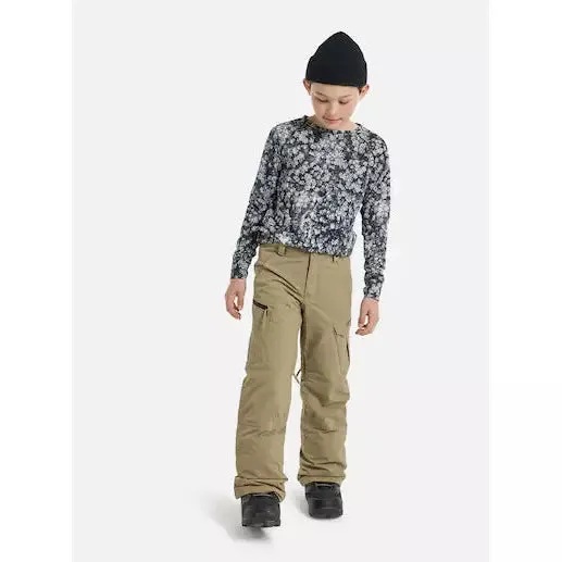 Burton Boys' Exile 2L Cargo Snowboard Pants Kelp