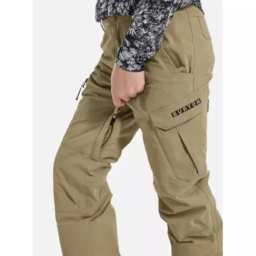 Burton Boys' Exile 2L Cargo Snowboard Pants Kelp