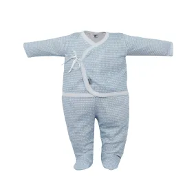 Cambrass Newborn Shirt Crossed Panty Blue