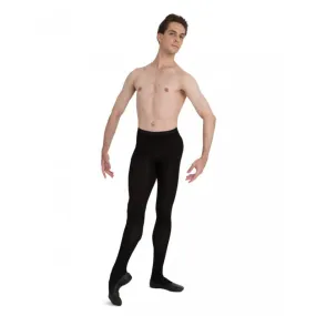 Capezio Men's Knit Footed Tights w/Back Seams