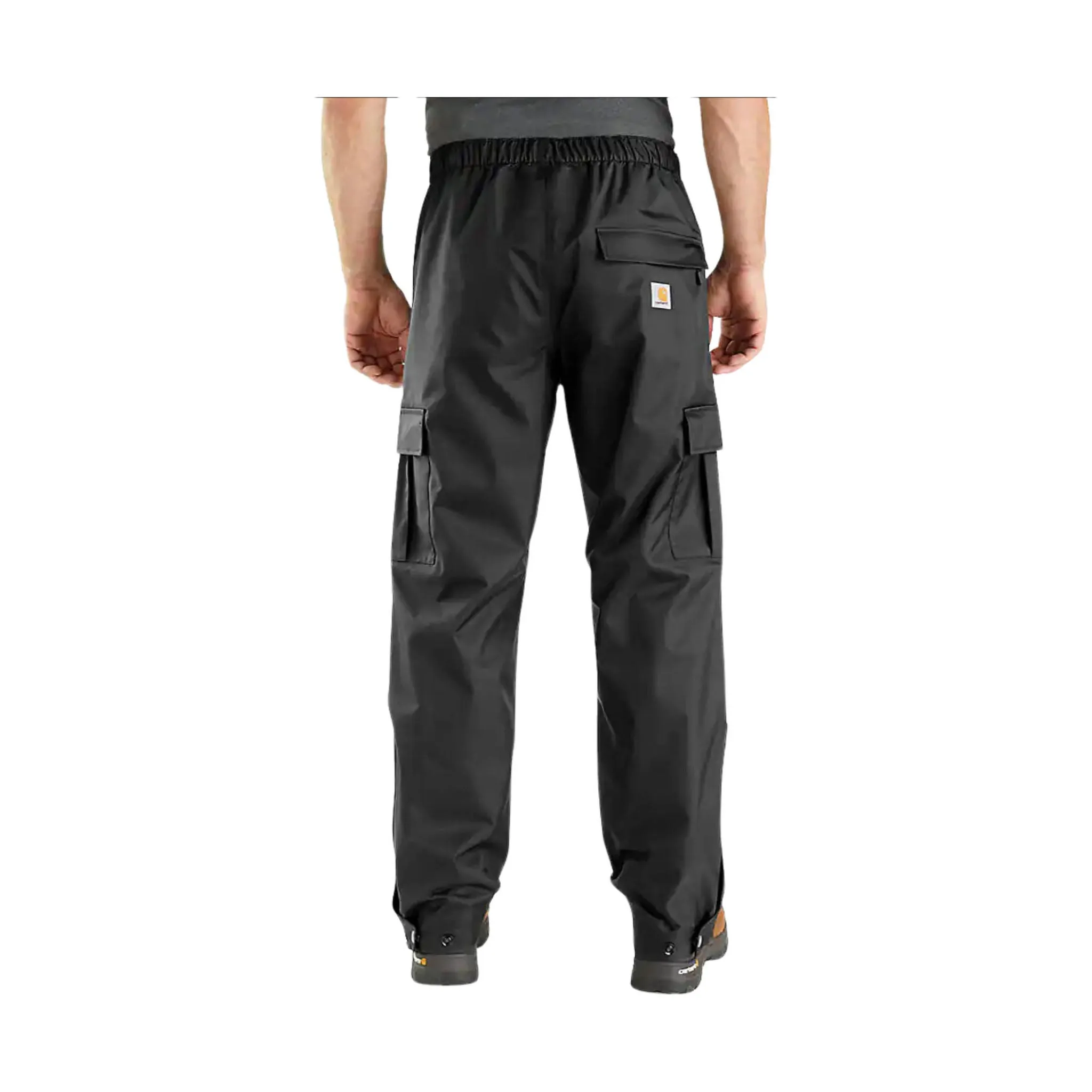 Carhartt Men's Relaxed Fit Midweight Rain Pant - Black