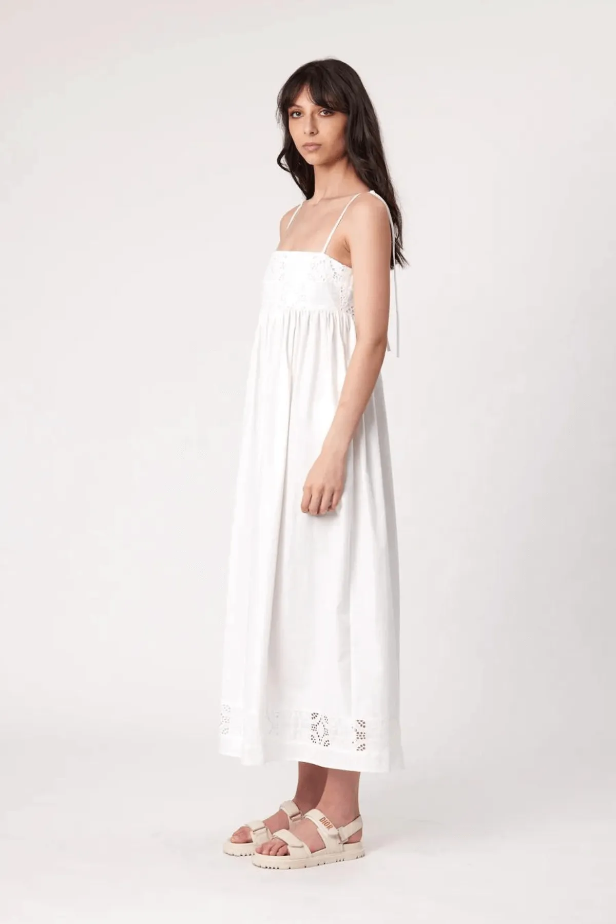 CELIA MAXI DRESS IVORY