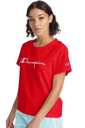 Champion Girlfriend Women's Tee, Script Logo