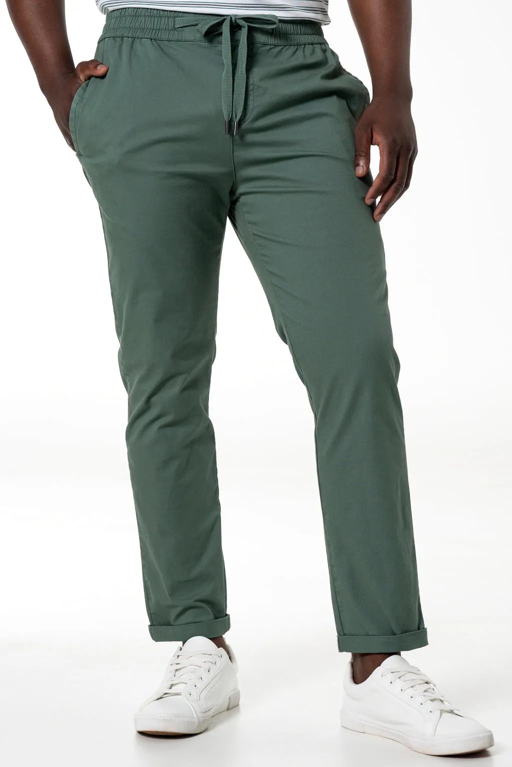 Chino Jogger _ 143914 _ Emerald