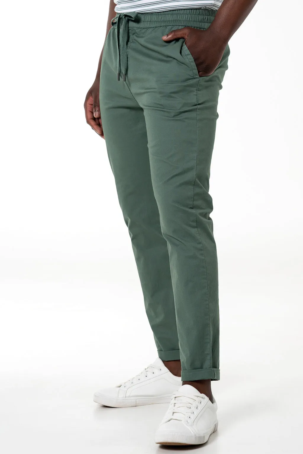 Chino Jogger _ 143914 _ Emerald