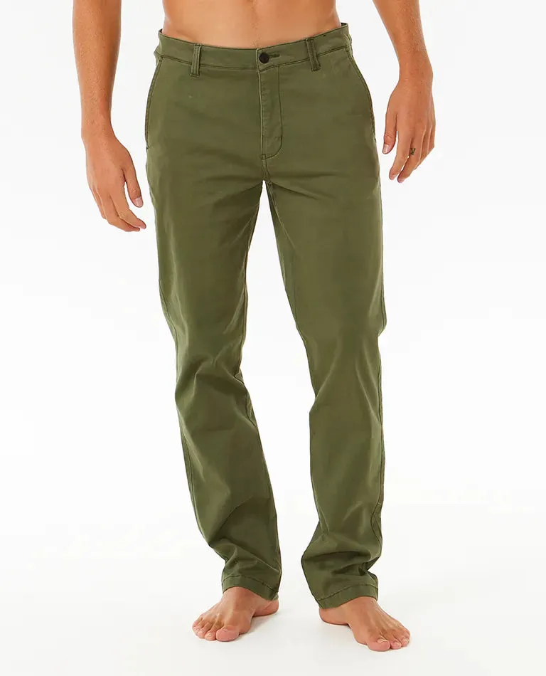 CLASSIC SURF CHINO PANT - DARK OLIVE