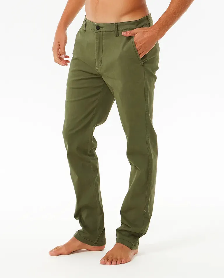 CLASSIC SURF CHINO PANT - DARK OLIVE